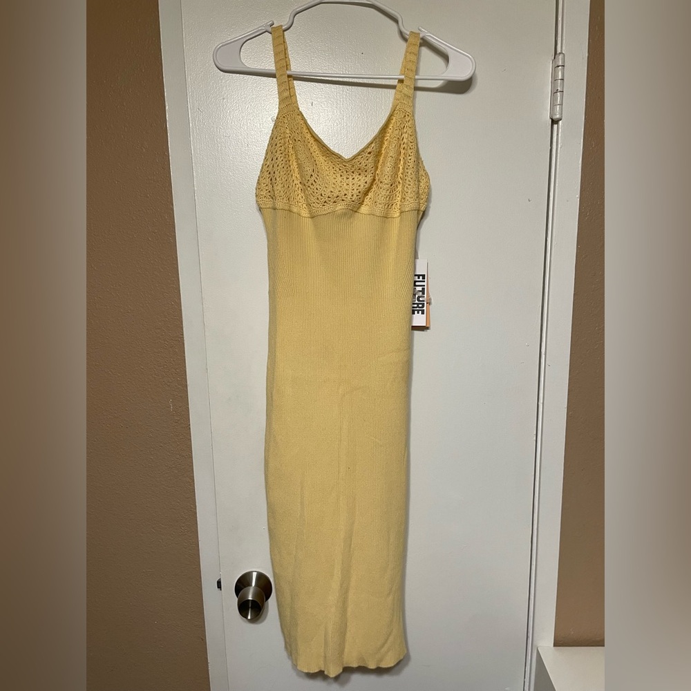 Yellow Future Collective Knit Dress